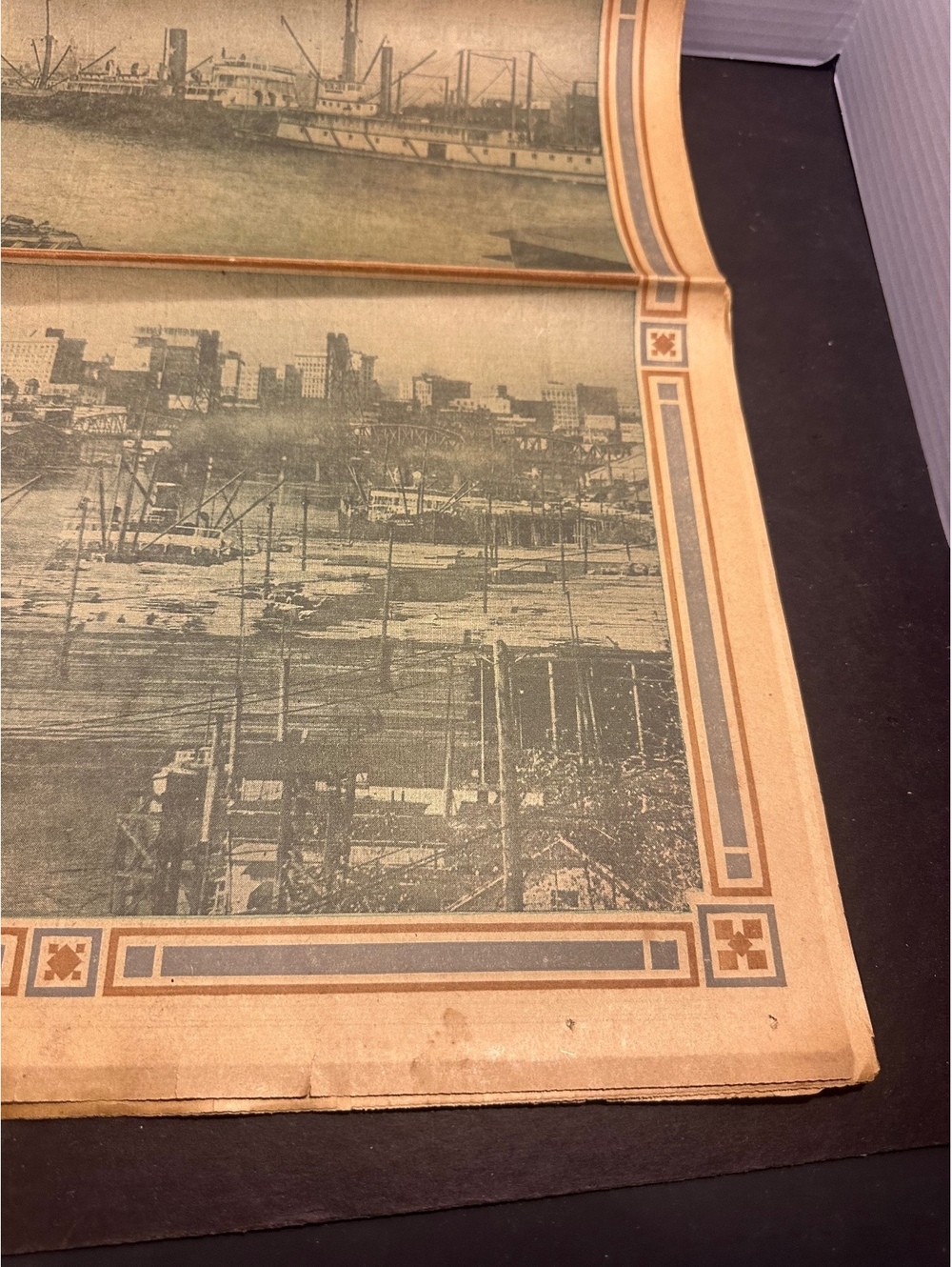 1925 Morning Oregonian Portland Skyline Harbor Ships New Year’s Edition - Picture 3 of 9